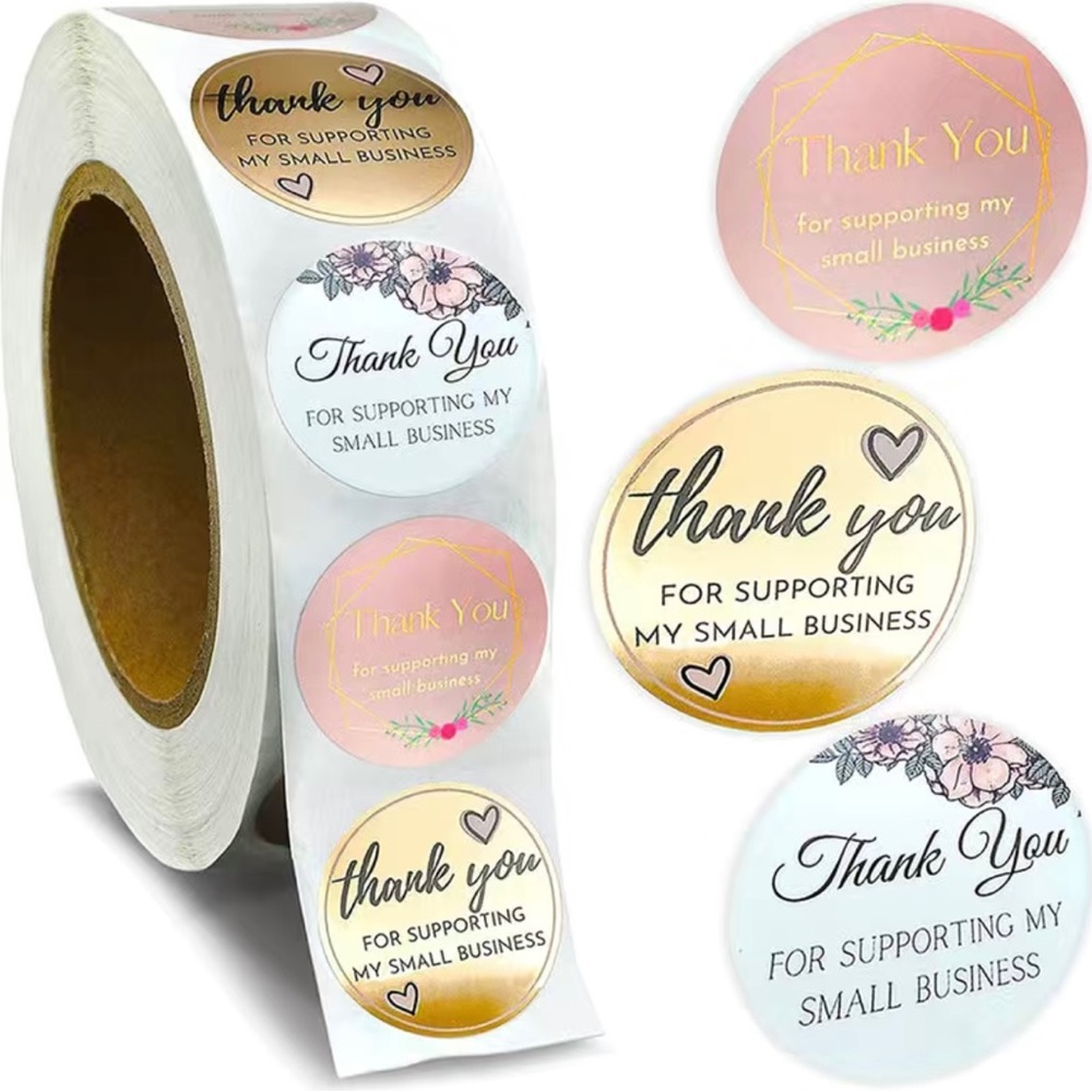 3/$25 Thank You for Supporting My Small Business Stickers